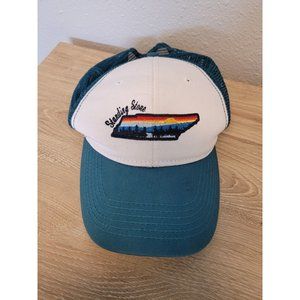 Standing Stone State Park Tennessee Hat Cap Snapback Blue 84 Trucker Blue White